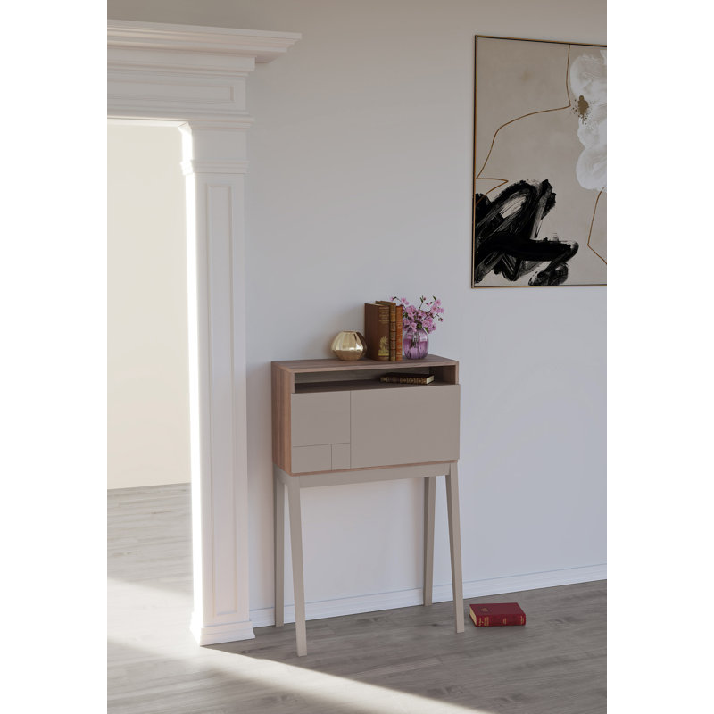 Wilcox Writing Desk, Walnut/Mink
