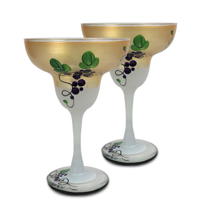 Grapes 'n Vines 12 oz. Margarita Glass