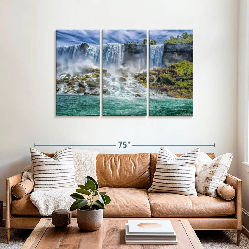 Alvord Niagara Falls Stream, H 36 po x l 57 po