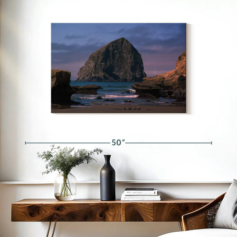 Gillard Oregon Haystack Rock, 24" H x 36" W