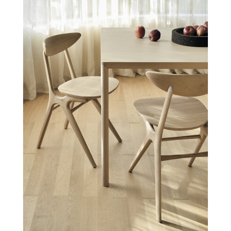Air Solid Oak Dining Table, 37.41" W x 86.62" L