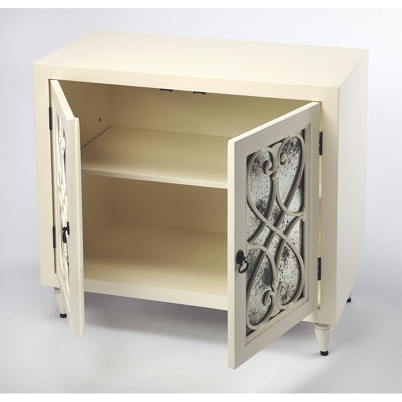 Commodore Accent Cabinet, White