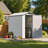 4 ft. W x 6 ft. D Plastic Storage Shed with Floor, Resin Shed with Window and Lockable Door-101319718