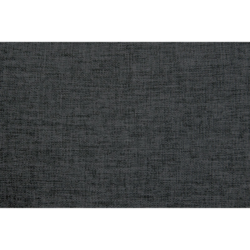 Ensemble de canapé modulaire avec méridienne réversible Gero, Mélange de polyester gris foncé