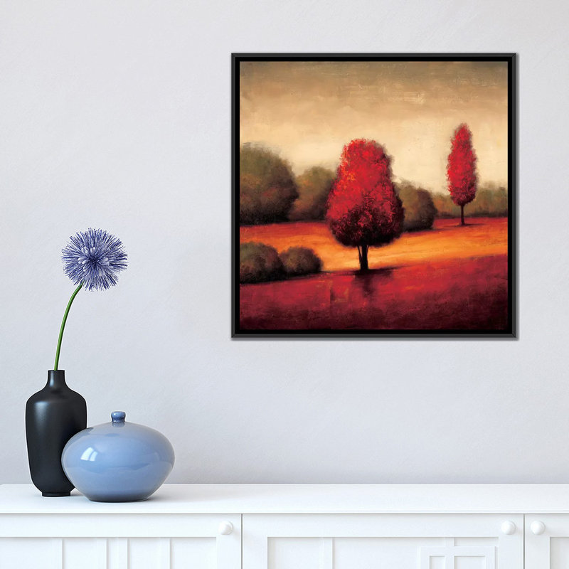 « fulfillment i », reproduction d’art sur toile, H 18 po x l 18 po x P 1,5 po, Toile avec cadre noir, Pas de tapis