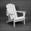 Chaise Adirondack en PEHD pliable avec porte-gobelet double - durable, résistante aux intempéries et facile à ranger pour un confort extérieur-2040294485