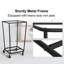 Rolling Laundry Hamper with Handles-486546192