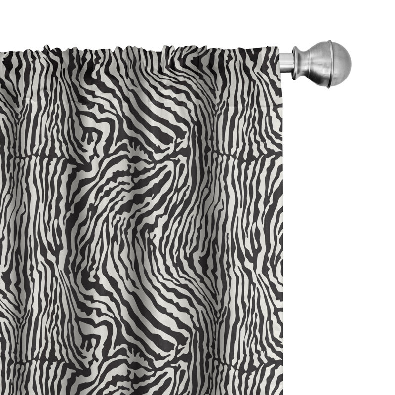 Rideaux 4 panneaux East Urban Home, L 56 po x L 84 po