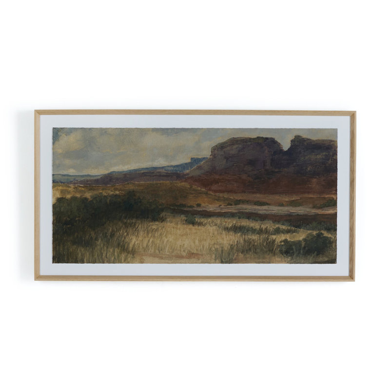 Desert Hues I Painting by Aileen Fitzgerald, 21.5" H x 40" W