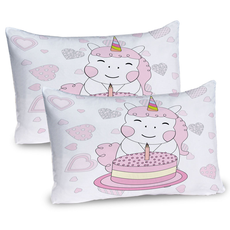 Ensemble de 2 taies décoratives pour licorne Ambesonne, H 20 po x l 30 po