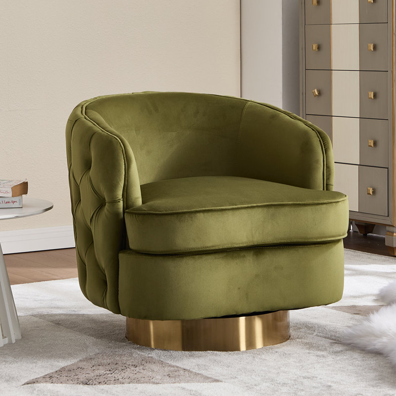 Fauteuil demi-tonneau Luxury, Vert