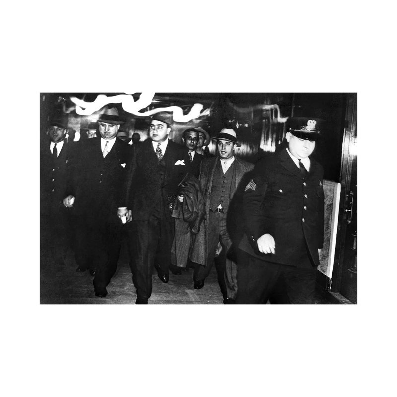 Alphonse Capone (1899-1947) - Wrapped Canvas Print, 66.04 cm H x 45.72 cm W x 3.175 cm D