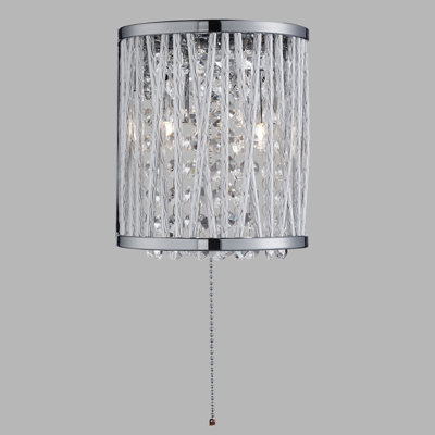 Ashlynn Mild Steel Plug-in Flush Mounted Sconce