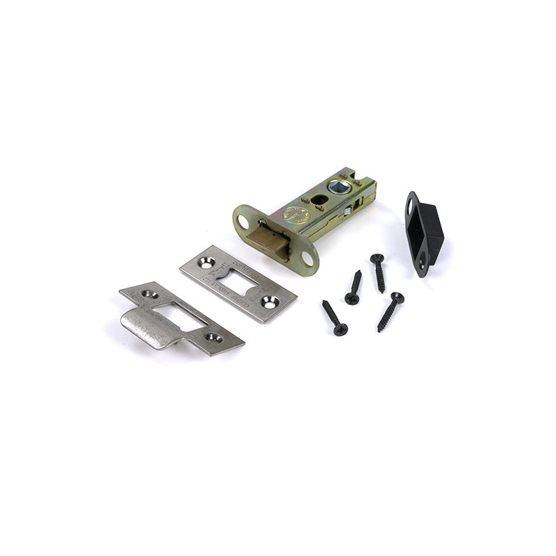 Polished Nickel 3" Heavy Duty Latch, Pewter Patina