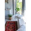Tapis de couloir rouge Krosby One-of-a-Kind: 3 pi 5 po x 9 pi 10 po