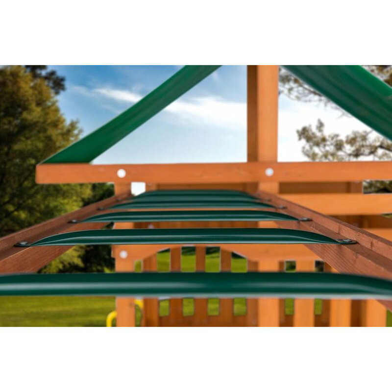 Creative Cedar DIY Swing Set Kit, Green