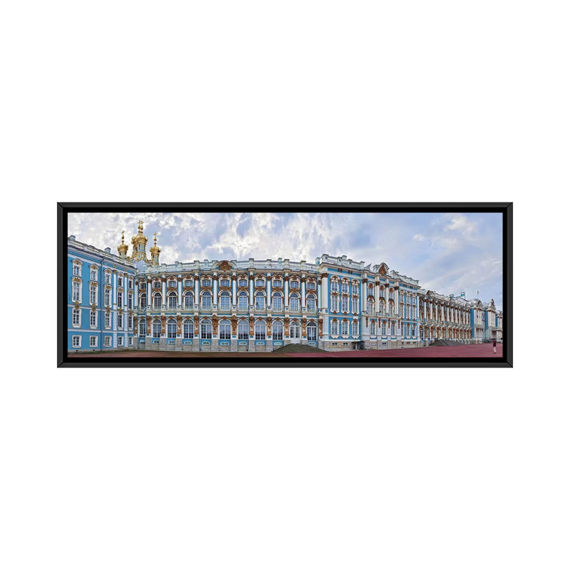« catherine palace courtyard, st. petersbourg, russie », reproduction de photo sur toile, H 9 po x l 12 po x P 36 po