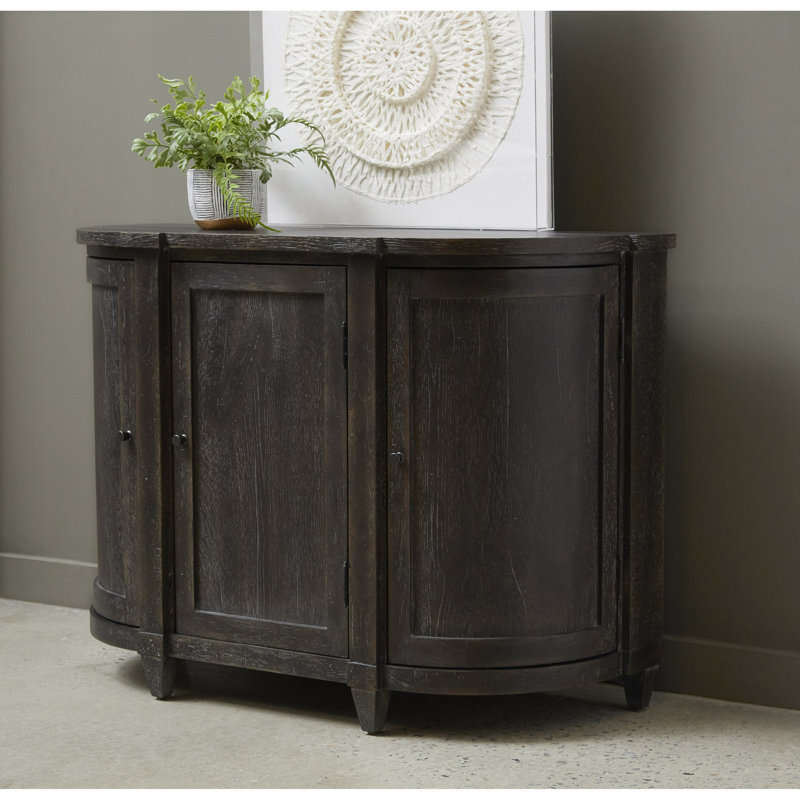 Commode d'appoint courbée 3 portes