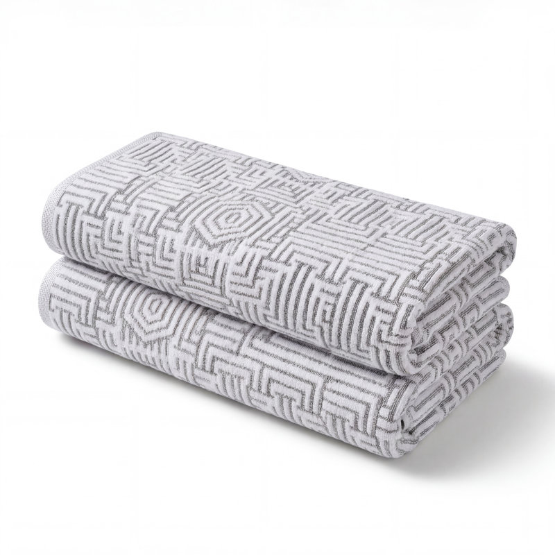 Serviettes de bain Jasper, Gris anthracite