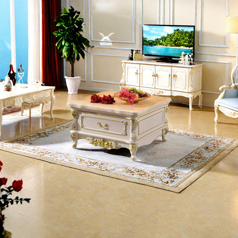 Octavian Stone Top Single Coffee Table