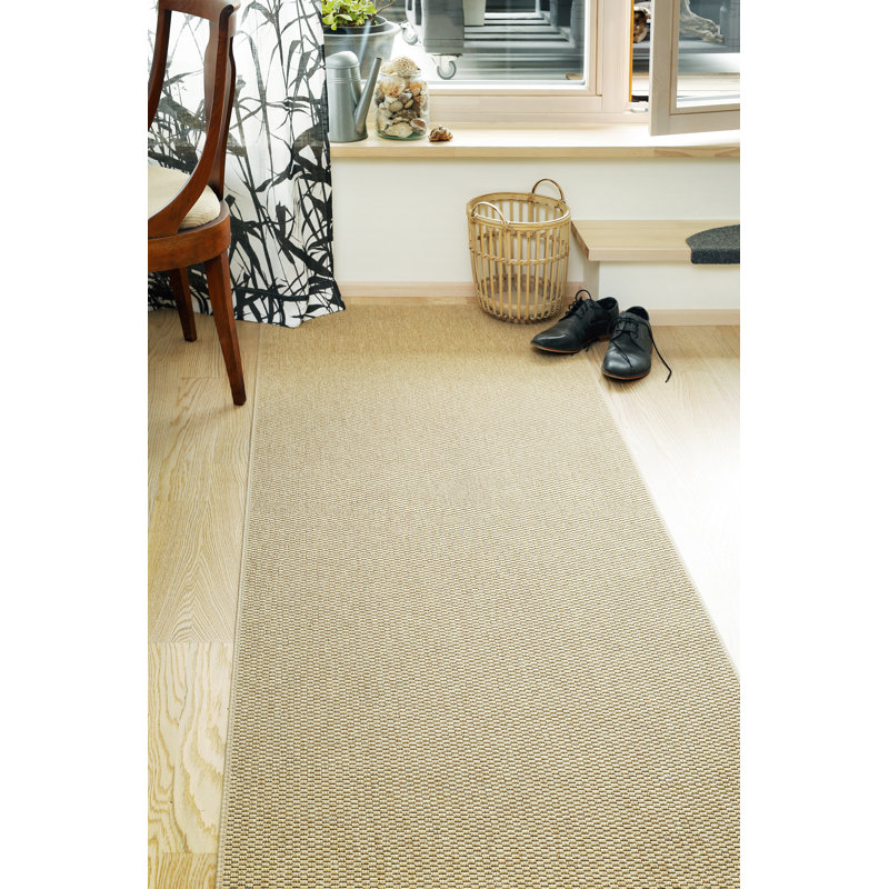 Calabasas Solid Colour Hand Woven Area Rug, Runner 80 x 200cm