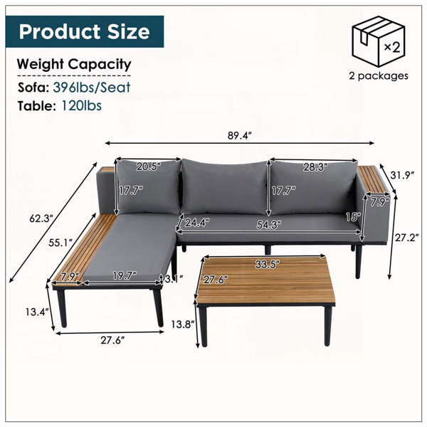 Dimensions du produit