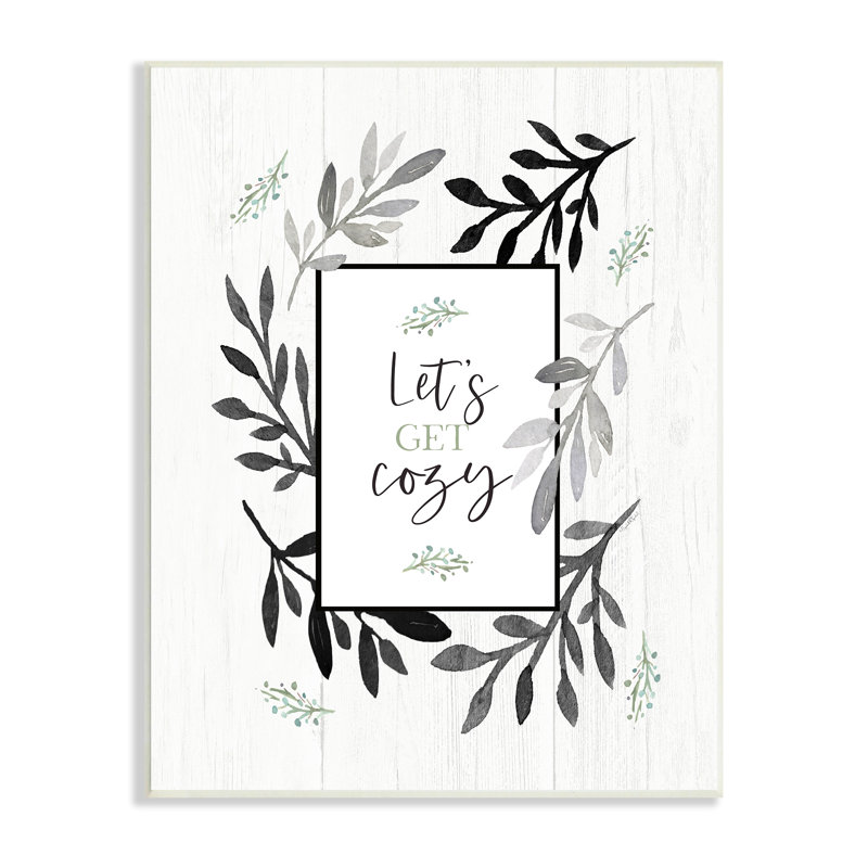 Lets Get Cozy Geometric, H 36 po x l 36 po x P 1,5 po, Plaque murale