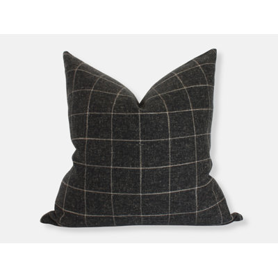 Checkered Polyester Pillow Cover