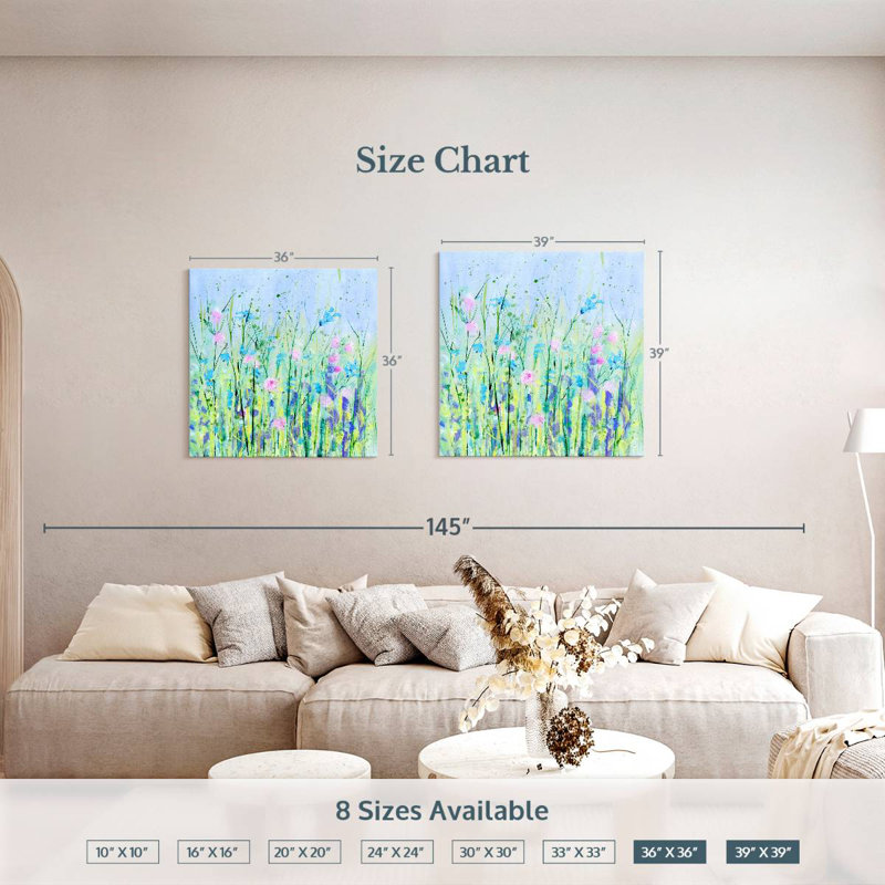 Meadow, 36" H x 36" W