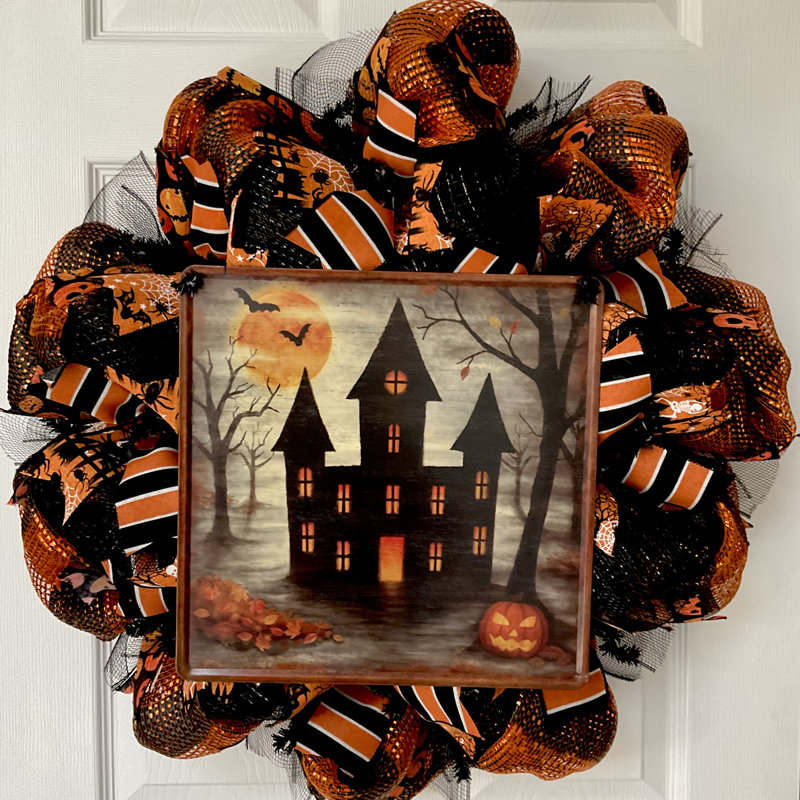 Couronne d'Halloween Jamear Haunted House