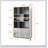 Bookcase, Bookshelf with Doors-1707658305