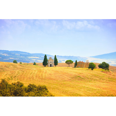 Tuscany Landscape, Italy - Wrapped Canvas Print