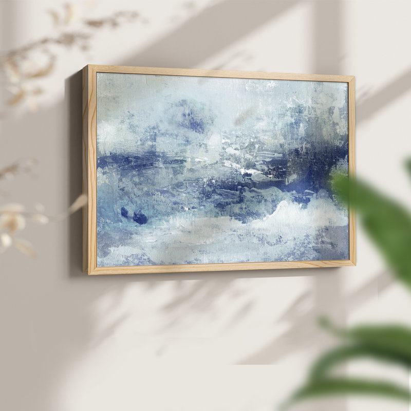 Blue Cloudscape - Reproduction encadrée - Restickable, Naturel, H 16 po x l 20 po