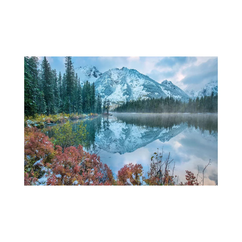 Grand Tetons From String Lake, Grand Teton National Park, Wyoming I by Tim Fitzharris - Wrapped Canvas Print