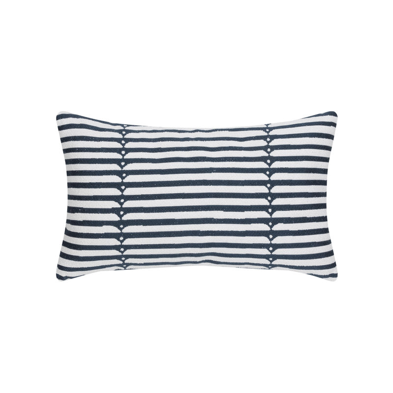 Sincerity Outdoor Rectangular Sunbrella® Pillow Cover & Insert, Denim