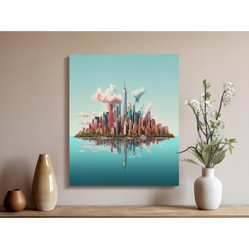 Couto 1 Piece Wrapped Canvas Wall Art Set, 20x24