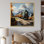 Wilczek Train Majestic Passage Pointillism III - reproduction