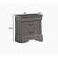 Table de chevet 1Pc gris Louis Philippe en bois massif à queue d'aronde anglaise-822060648