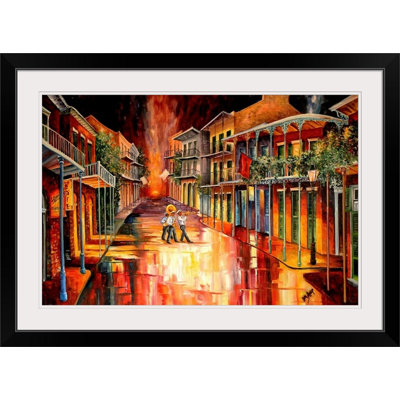 «Royal Street Serenade» par Aniella, reproduction d'art