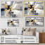 «Grey and Gold Transcendent Impressions I», art sur toile à formes abstraites-534409470-534409468