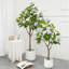 Realistic Faux Hydrangea Tree – Artificial Plant with Lush Blooms – Indoor & Outdoor Decorative Potted Greenery for Home, Office, Living Room – Housewarming Gift