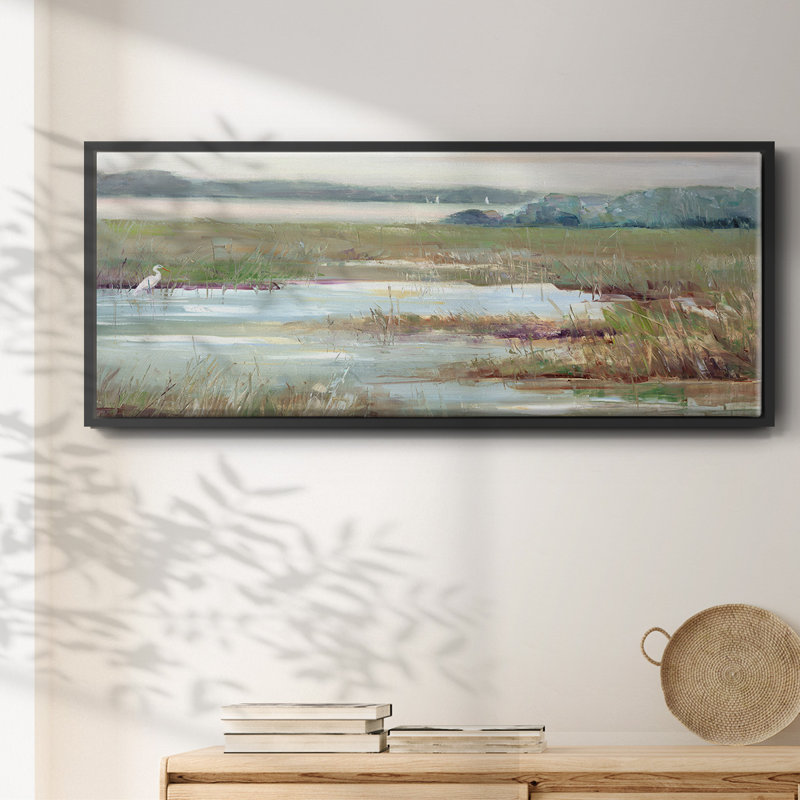 «Early Morning Magic», reproduction d'art sur toile, Noir, H 20 po x l 50 po x P 1,5 po