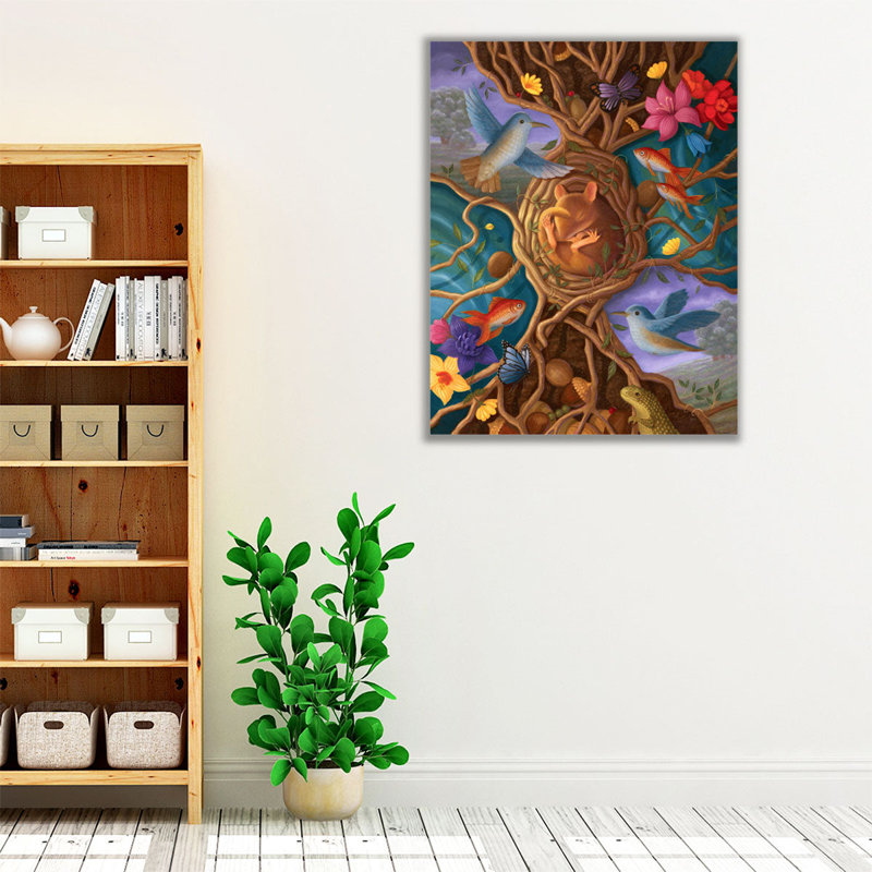 «Blissful Solitude», reproduction d'art sur toile, H 40 po x l 32 po