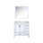 Jacques 36 in. W x 22 in. D Left Offset Bath Vanity and 34 in. Mirror-66637712-90699864