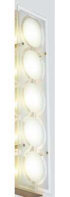 Lampenschirm Alfida aus Glas Rouse