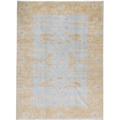 Demirji Oushak One-of-a-Kind 10'2" X 13'10" Wool Area Rug in