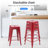 Cricklade Upholstered Counter Stool with Metal Frame-478246513