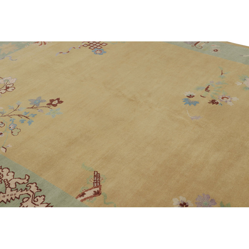 Hand Knotted Wool Area Rug