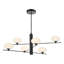 Oakbrook 6 - Light Matt Black Pendant
