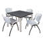 Plateau de table Kee Square, 4 chaises empilables-1034344218-1034344219-1034344220